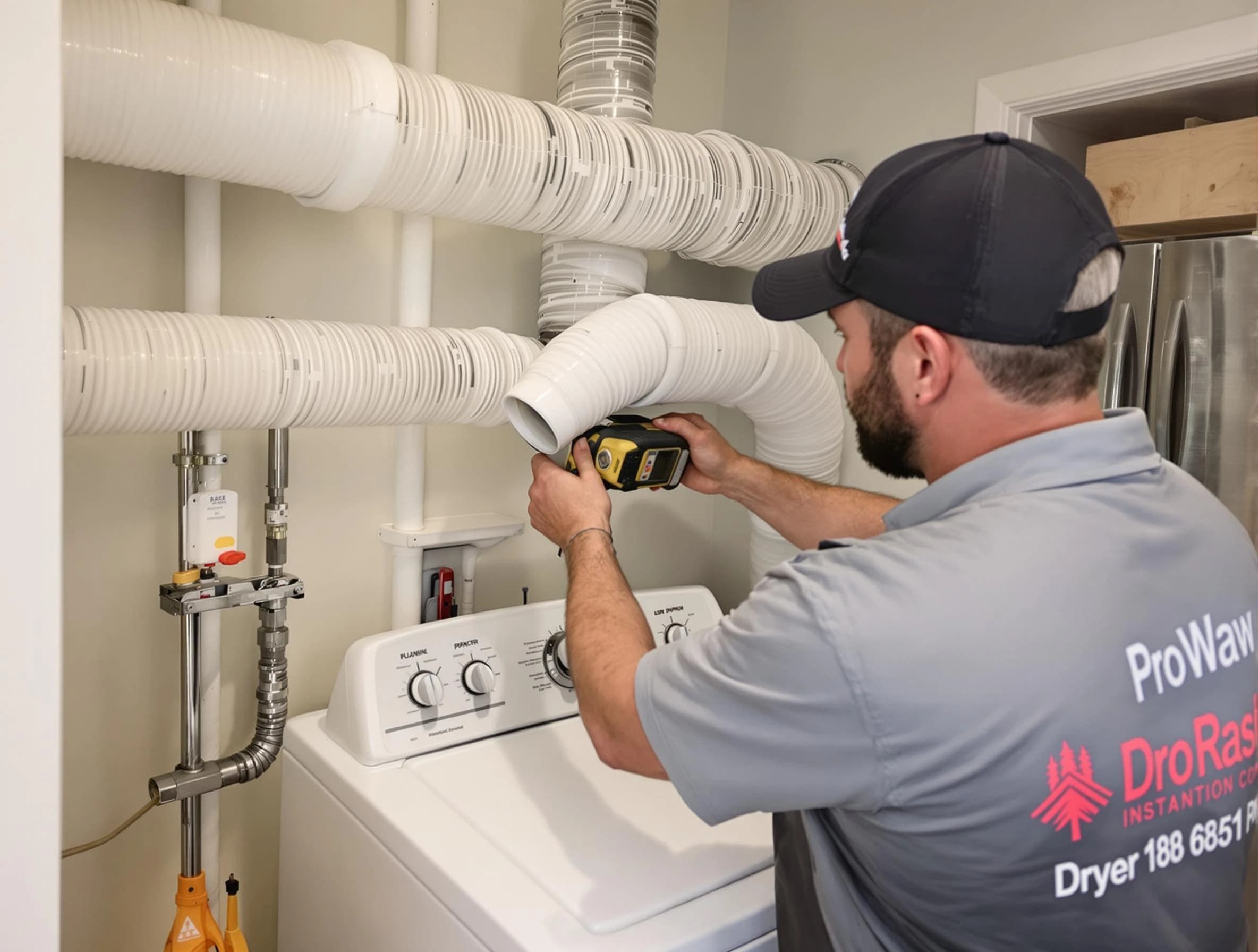 Professional dryer vent hose installation by South Jordan Dryer Vent Cleaning in South Jordan
