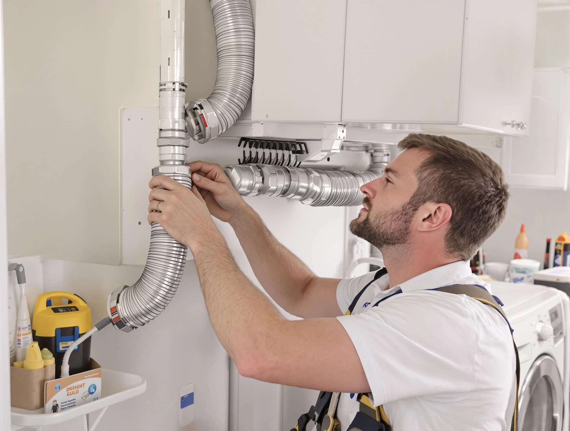 Professional dryer vent repair and installation by South Jordan Dryer Vent Cleaning in South Jordan