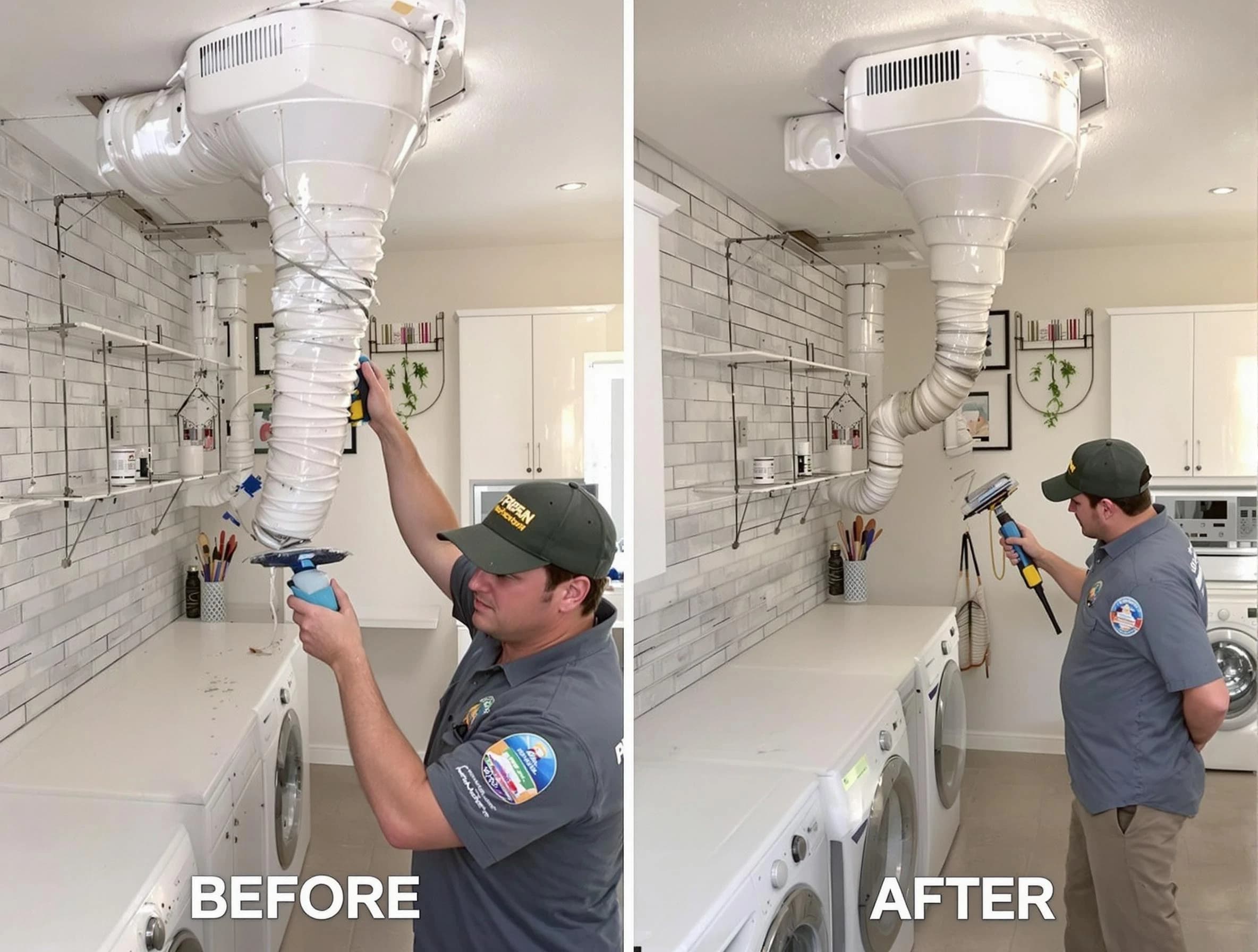 Professional dryer exhaust vent cleaning by South Jordan Dryer Vent Cleaning in South Jordan